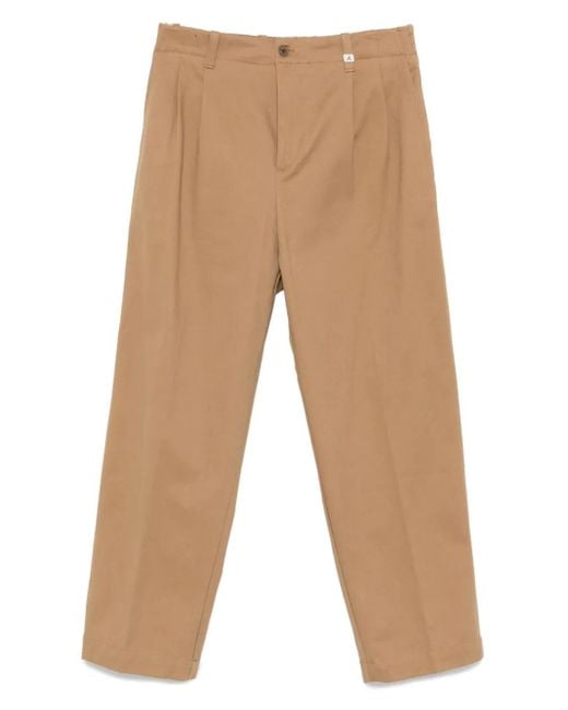 Myths Natural Pleated-Front Trousers for men