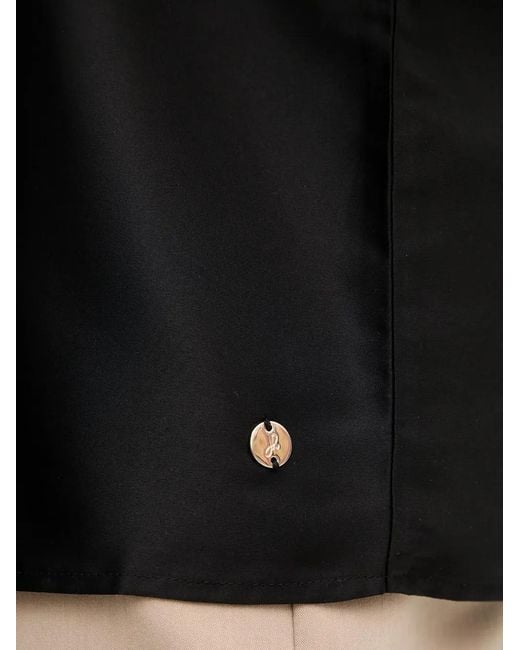 Joseph Ribkoff Black V-Neck Blouse