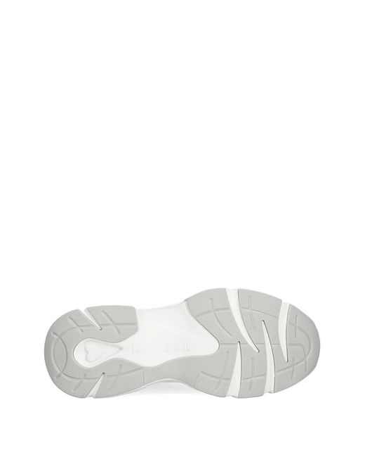 Love Moschino White Leather Sneakers