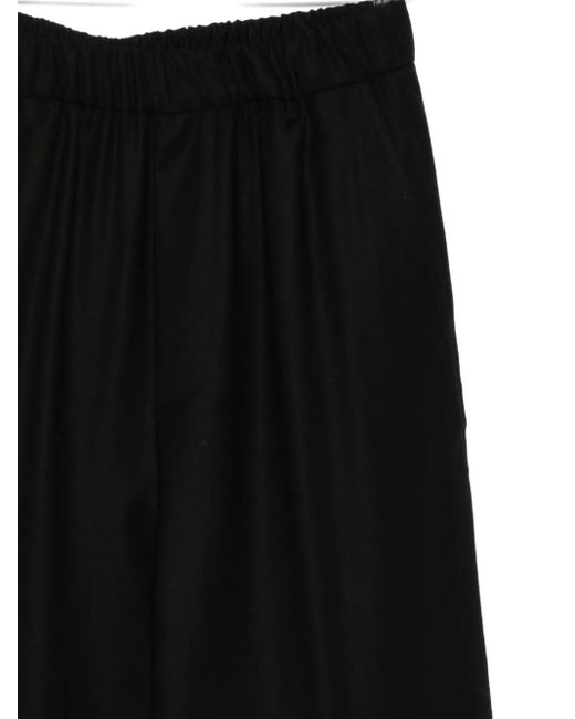 Barena Black Elastic-Waist Trousers
