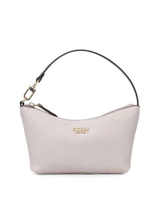 Guess Pink Sac Cabas Darcy À Plaque Logo