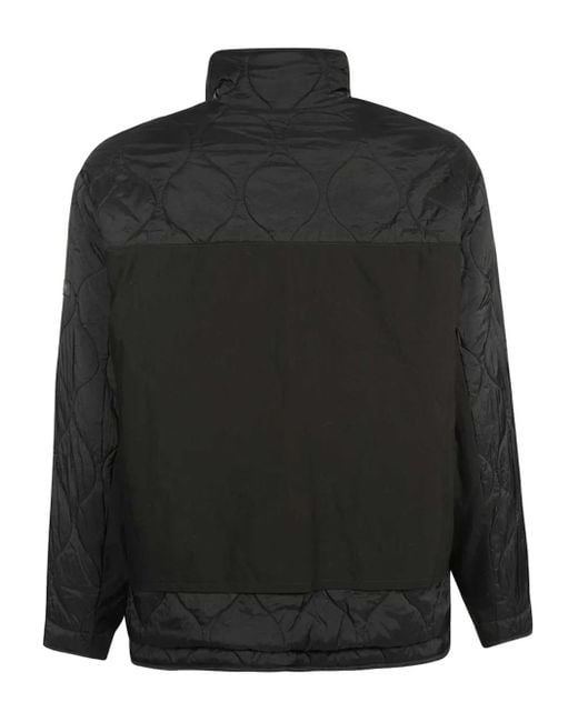 Tatras Black Quilted Panelled Jacket for men