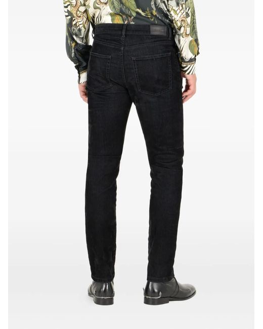 Roberto Cavalli Black Logo-Detail Jeans for men