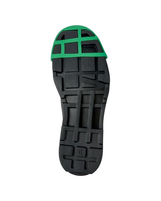 Stringate Junction Con Punta A Contrasto di Camper in Green da Uomo