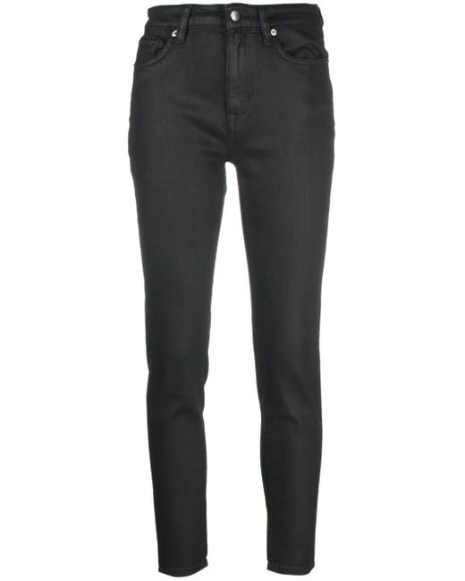 Ralph Lauren Gray High-Rise Skinny-Leg Jeans
