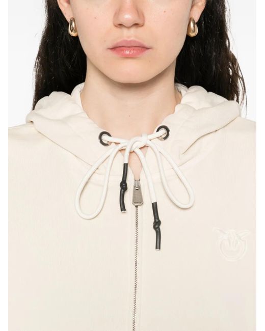 Pinko Natural Zip-Up Hoodie