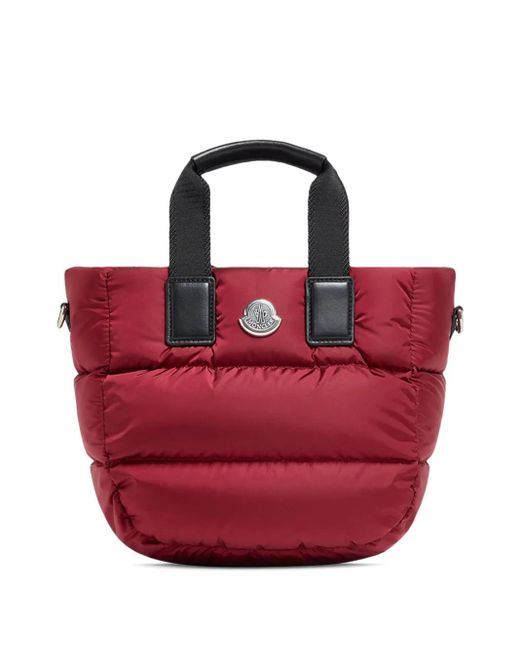 Moncler Red Caradoc Padded Shoulder Bag