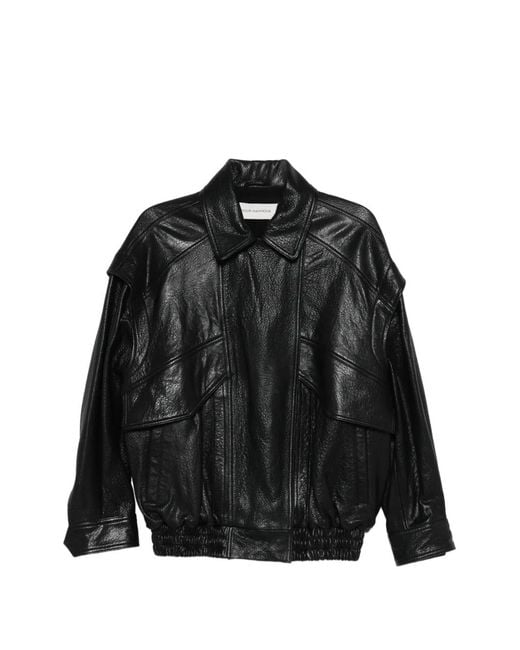 Nour Hammour Black Micah Leather Jacket