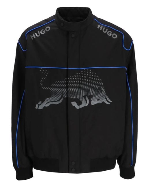 メンズ HUGO X Red Bull Bax パデッドジャケット Black