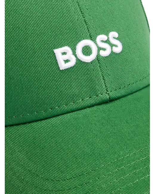 Boss Green Embroidered Baseball Cap for men