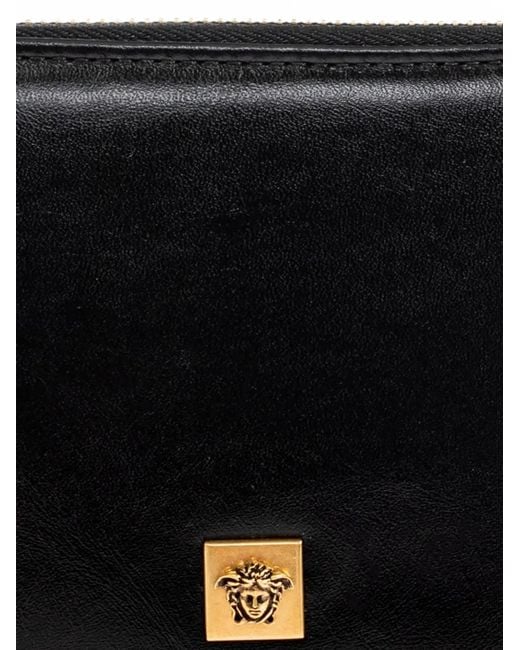 Versace Black Severine Leather Wallet for men
