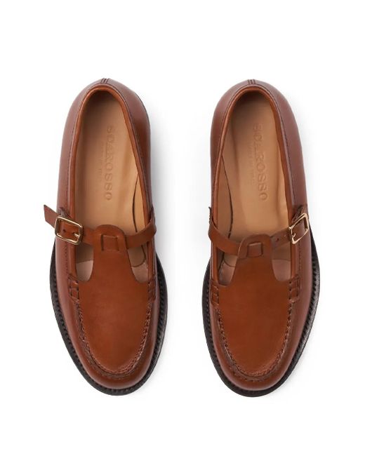 Scarosso Brown Loafer Aus Leder