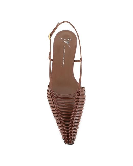 Giuseppe Zanotti Brown Kidskin Cow Savoia Martinikasl