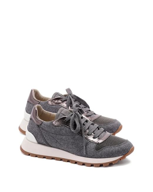 Brunello Cucinelli Gray Runners