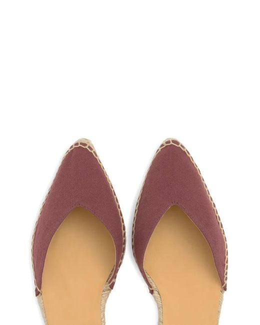 Castaner Red Brava Lace-Up Espadrilles