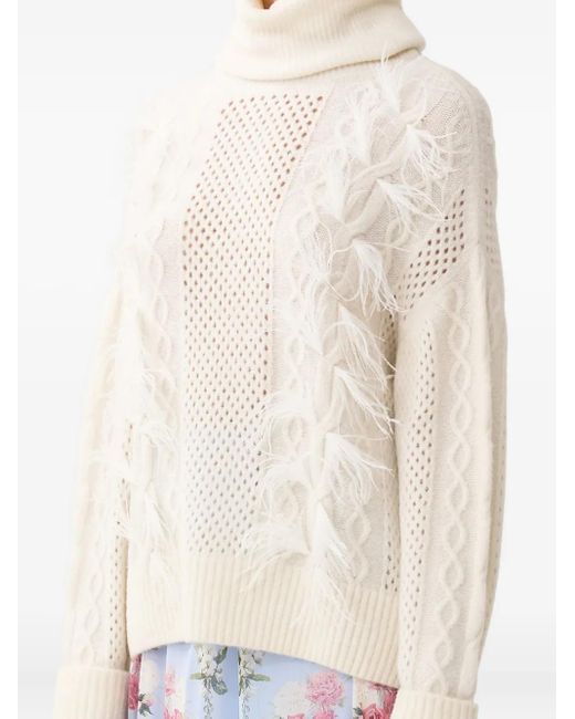 Camilla Natural Roll Neck Sweater