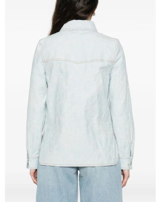 Etro White Cotton Elastane Shirt