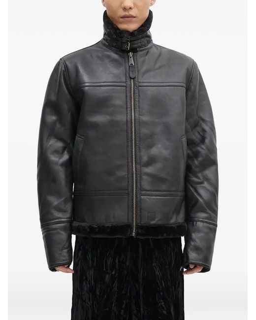 Chaqueta Con Cuello Alto Con Cremallera Alpha Industries de hombre de color Gray