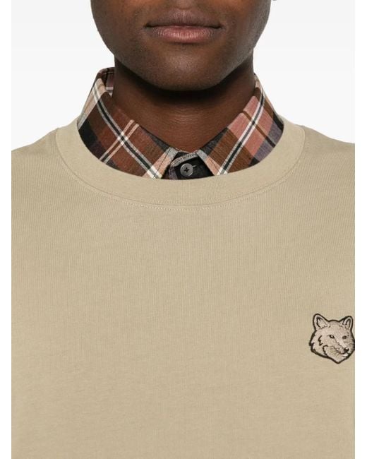 Maison Kitsuné Natural Fox Head T-Shirt for men