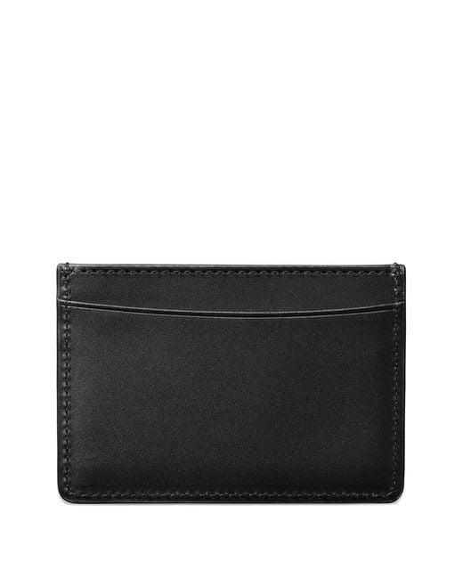 A.P.C. Black Porte-Cartes Andre En Cuir for men