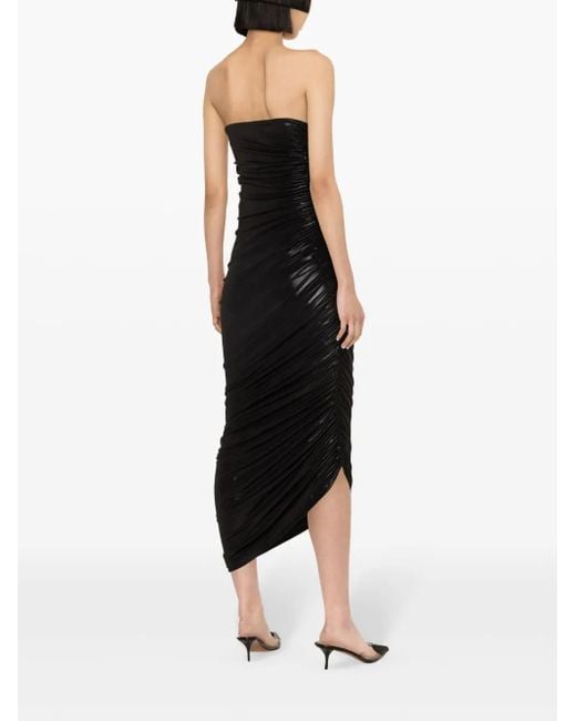 Norma Kamali Black Diana Midi Dress