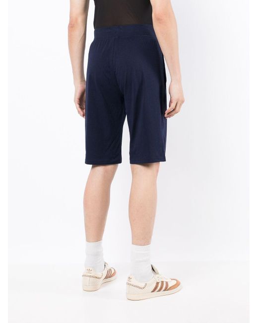 Pantalones cortos de chándal con logo Polo Ralph Lauren de hombre de color Blue