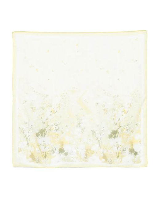 Saiid Kobeisy Natural Silk Chiffon Scarf
