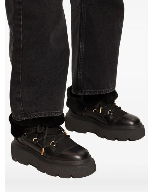 Inuikii Endurance Trekking レースアップ スノーブーツ Black