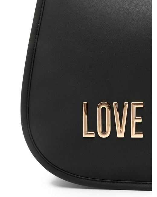 Love Moschino Black Logo Shoulder Bag