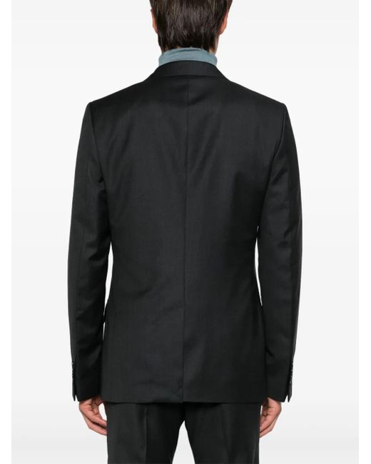 Lanvin Black Single-Breasted Blazer for men