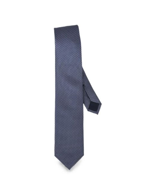 Corneliani Blue Micro-Pattern Tie for men