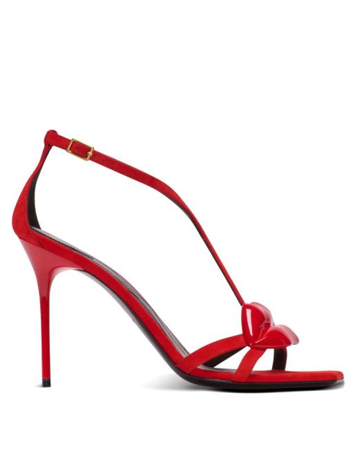 Sandali Lips di Balmain in Red
