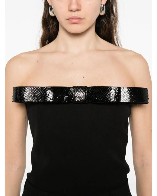 Tom Ford Black Bow Top