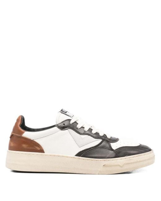 4b12 White Hyper Panelled Sneakers for men