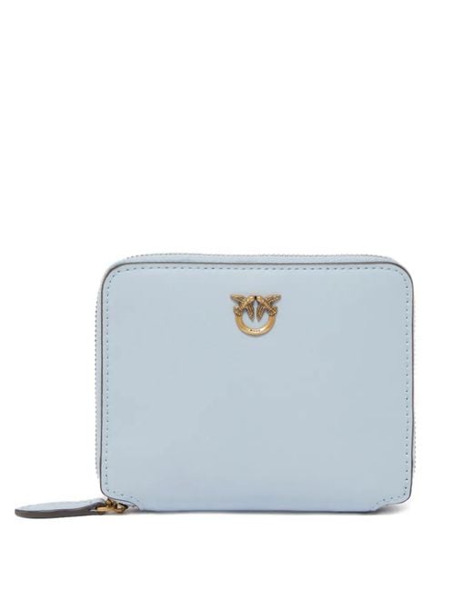 Pinko Blue Logo Zip Wallet