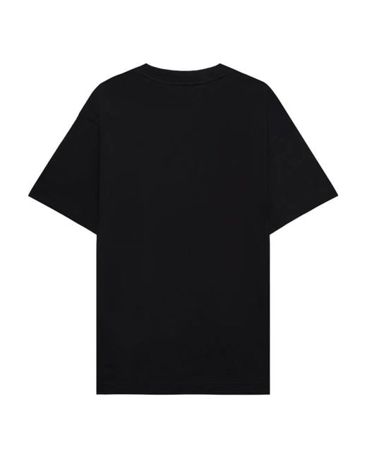 Palm Angels Black Spray City Milan Dripping Logo T-Shirt for men