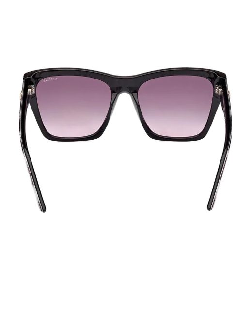 GUESS EYEWEAR Purple Square-Frame Sunglasses