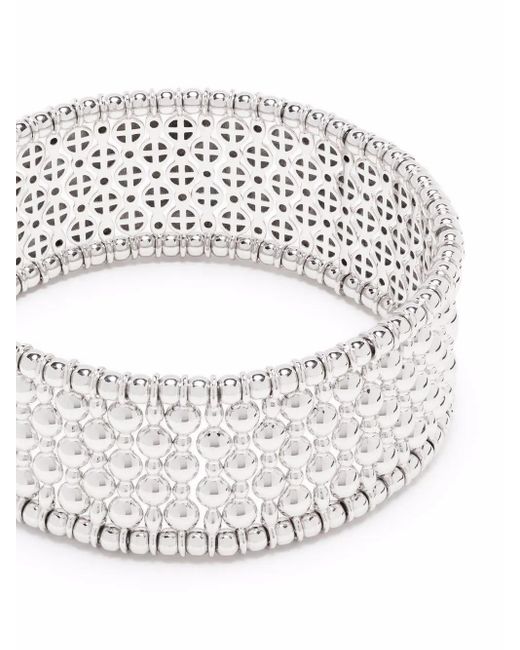 Pragnell White 18Kt Bohemia Wide Bangle