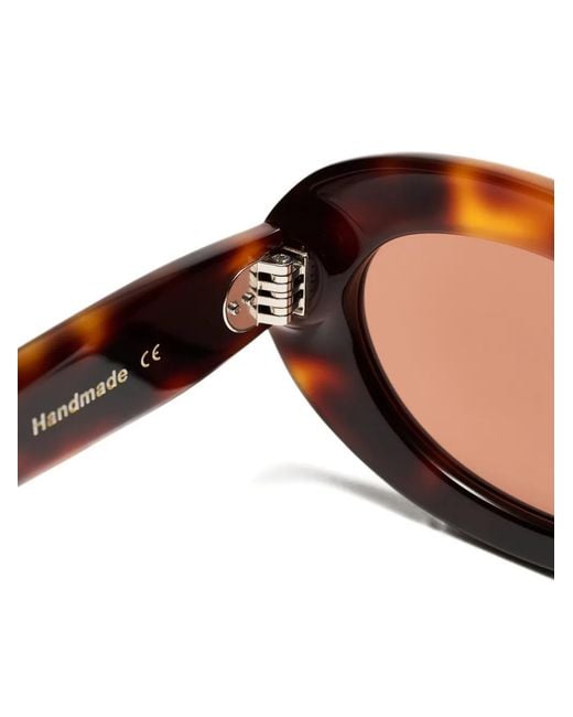 Sun Buddies Brown Courtney Oval-Frame Sunglasses