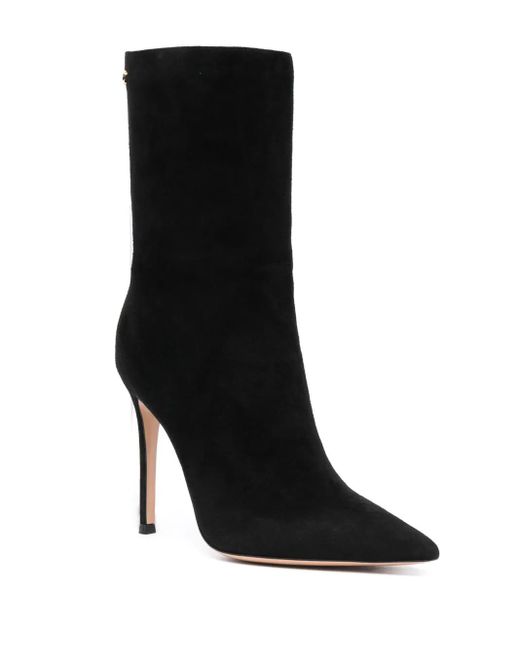 Gianvito Rossi Black Reus 105Mm Suede Boots