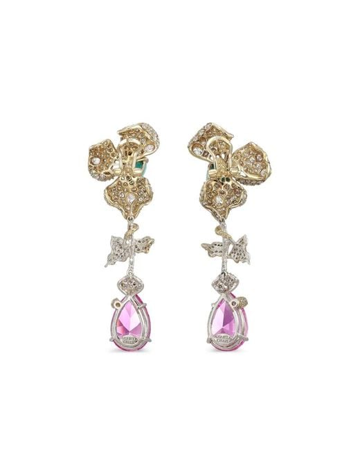 Orecchini Orchid Orient di Anabela Chan in White