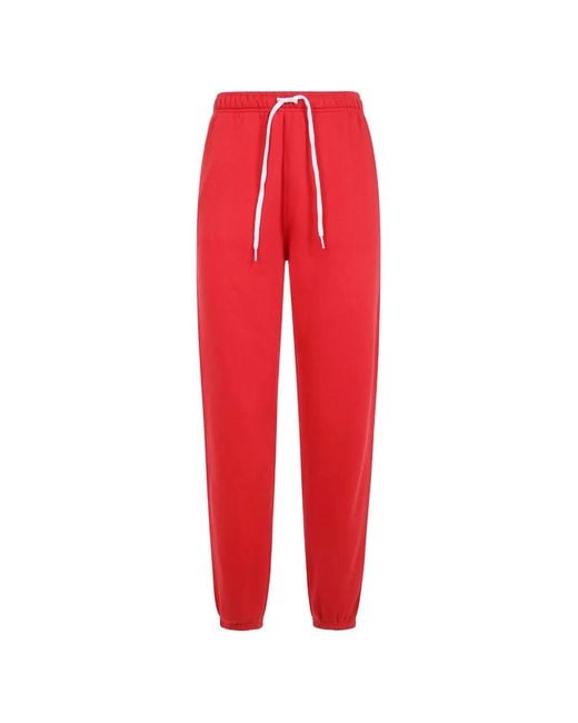 Polo Ralph Lauren Red Drawstring Track Pants