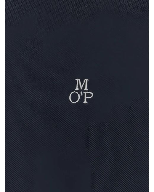 Marc O' Polo Blue Logo-Detail Polo Shirt for men