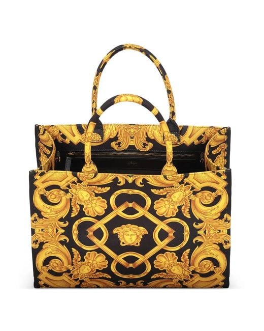 Versace Metallic Medusa Barocco Tote Bag