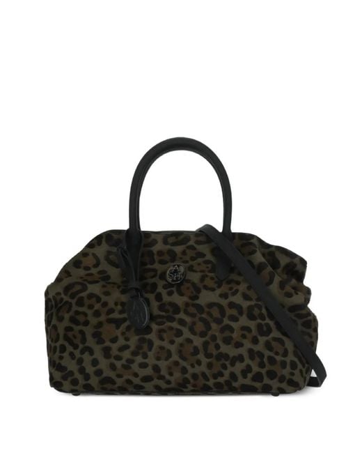 Ash Black Justine Tote Bag