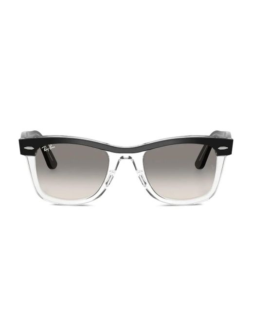 Ray-Ban Black Square-Frame Polished Sunglasses