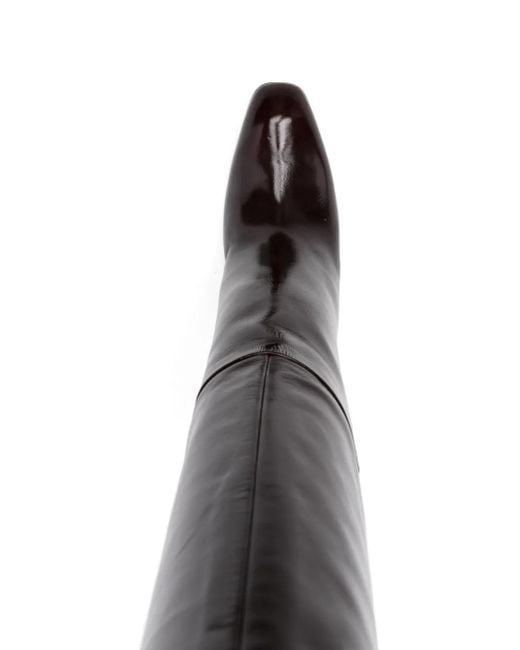 Khaite Black 100Mm Colt Over-The-Knee Boots