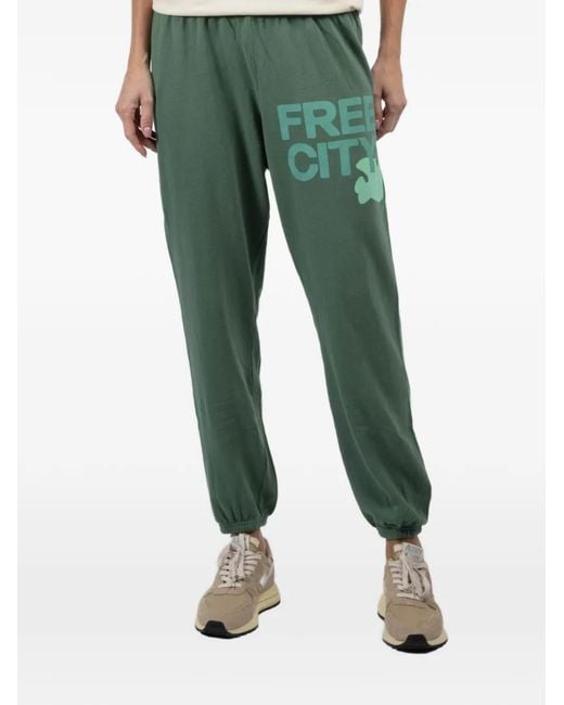 Freecity Green Logo Trousers