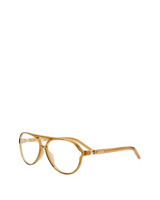 Jacquemus Metallic Lunettes De Vue À Monture Géométrique