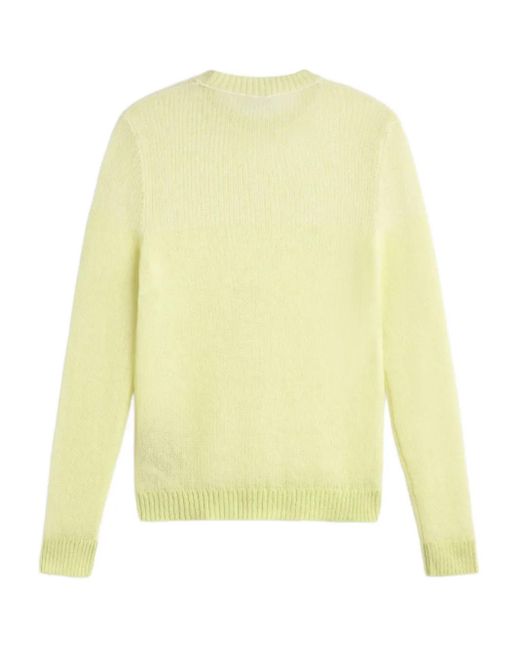 Peserico Yellow Ribbed-Knit Jumper